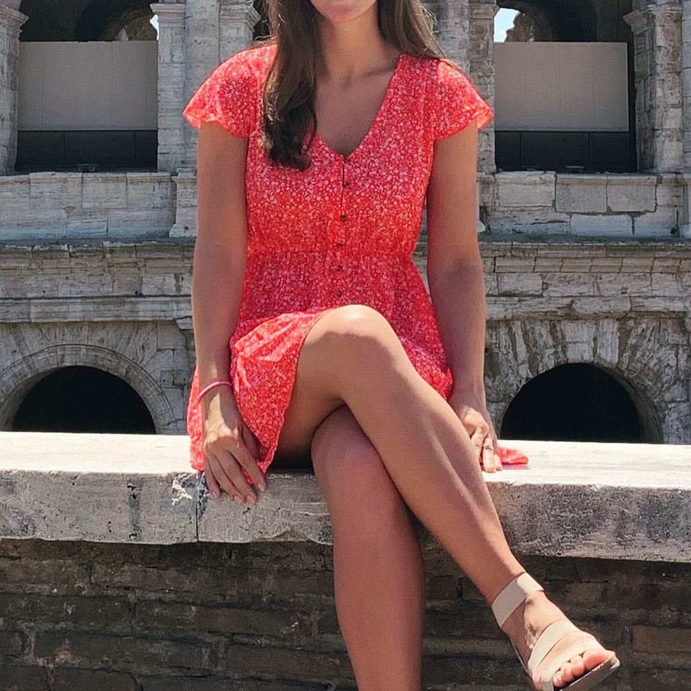 Red/pink Dress
